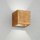 Aplică de perete up down vintage maro, Deka, 4W, LED 3000K