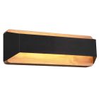 Aplică de perete up down modernă neagră, Navajo, 13,5W, LED 3000K