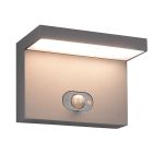 Aplică solară exterior modernă antracit, Nesrin, 5W, LED white switch, IP65