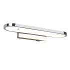 Aplică baie modernă crom, Martin, 17W, LED 3000K, IP44