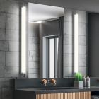 Aplică baie modernă crom, Celesta, 12W, LED 3000K, IP44
