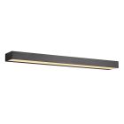 Aplică baie modernă neagră, Basma, 8W, LED 3000K, IP44