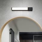 Aplică baie modernă neagră, Bernou, 8W, LED 3000K, IP44