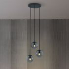 Lustră pentru masă de dining modernă antracit, Resi