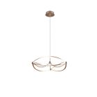 Lustră pentru masă de dining modernă alamă, Remy, 42W, LED 3000K