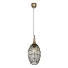 Lustră pentru masă de dining rustică bronz, Rins