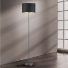 Lampadar modern negru, Jeany, con întrerupător