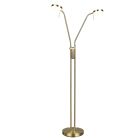 Lampadar modern alamă, Bilge, cu întrerupător tactil
