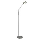 Lampă de citit modernă nichel, Marjon, 6W, LED cu nuanță de lumină reglabilă, cu întrerupător tactil