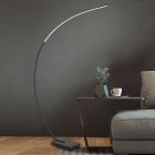Lampadar arcuit modern negru, Yoel, 18W, LED 3000K, con întrerupător