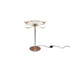 Lampă de masă modernă alamă, Remy, 20W, LED 3000K, con întrerupător
