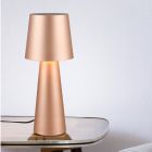 Lampă de masă modernă maro, Lillyam, con întrerupător