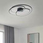 Lampă de tavan modernă neagră, Sabra, 50W, LED 3000K
