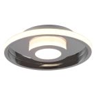 Plafonieră baie modernă crom, Kayla, 28W, LED 3000K, IP44
