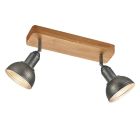 Spot LED de tavan vintage nichel, Amarey
