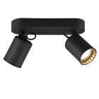 Spot LED de tavan modern negru, Shaquan
