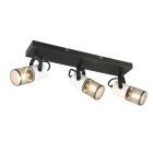 Spot LED de tavan vintage negru, Marjet