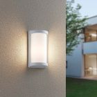 Lampă exterior albă din aluminiu, Mesut, IP44