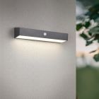 Aplică solară exterior modernă neagră, Ravindra, 6W, LED 4000K, IP44