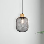 Lustră vintage neagră, Cristel