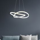 Lustră modernă albă, Aby, 27W, LED 4000K