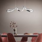 Lustră design crom, Renso, 37W, LED 4000K, dimmabil în 3 trepte