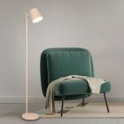 Lampadar reîncărcabil maro din metal, Suraya, 4,5W, LED 3000K, dimmabil în 3 trepte