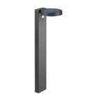 Stâlp iluminat solar modern antracit, Sunny, 4,5W, LED 3000K, IP44
