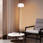 Lampadar reîncărcabil modern alb, Dustin, 2,5W, LED 3000K, dimmabil în 3 trepte