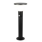Stâlp iluminat solar modern negru, Nebahat, 3W, LED 4000K, IP44