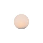 Spot solar de exterior cu țăruș modern alb, Yavuz, 0,5W, LED RGBW, IP67, con telecomando