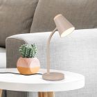 Lampă de masă modernă maro, Rahul, 4,5W, LED 3000K, con întrerupător