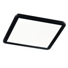 Plafonieră baie modernă neagră, Gistrup, 24W, LED 3000K, IP44