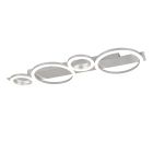Plafonieră design crom, Ishaan, 26,5W, LED 4000K
