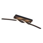 Plafonieră design neagră, Quirinus, 18W, LED 4000K