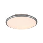 Lampă de tavan modernă gri, Celine, 20W, LED 3000K, dimmabil în 3 trepte