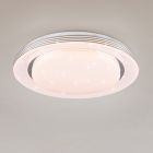 Lampă de tavan modernă albă, Alpha, 18W, LED reglabil de la alb cald la alb rece, con telecomando