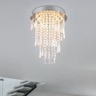 Candelabru design crom, Sjon, 18W, LED reglabil de la alb cald la alb rece, dimmabil în 3 trepte