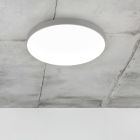 Lampă de tavan gri din plastic, Sharde, 18W, LED 4000K, IP44
