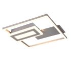 Lampă de tavan design nichel, Shun, 22W, LED 3000K