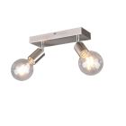 Spot LED de tavan modern nichel, Odin, con întrerupător