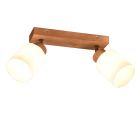 Spot LED de tavan rustic maro, Myron