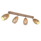 Spot LED de tavan modern maro, Delana