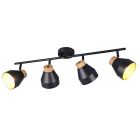 Spot LED de tavan modern negru, Riette