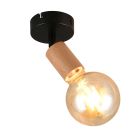 Spot LED de tavan vintage maro, Rihab
