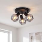 Spot LED de tavan gri modern, Avery
