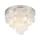 Lampă de tavan crom design, Mirac