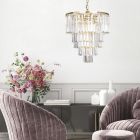 Lustră aurie design, Kajol