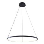 Lustră neagră design, Kubra, 28W, LED reglabil de la alb cald la alb rece