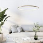 Lustră aurie design, Kubra, 28W, LED reglabil de la alb cald la alb rece